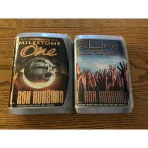 L Ron Hubbard Scientology Milestone One & Life Continuum CD Lecture Sets New